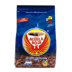 Café Grano Águila Roja, mejor aroma, mejor calidad del café en grano.