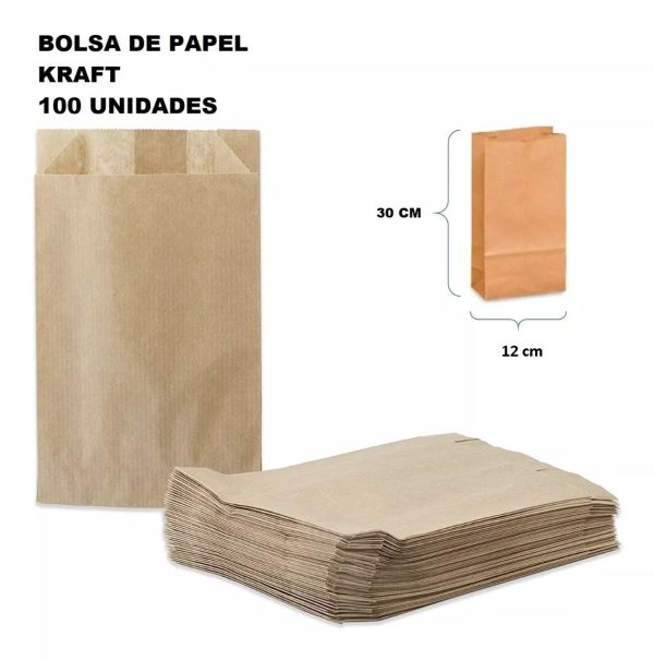 Bolsa papel 4lb x 100 und para tu hogar solo con citixfood